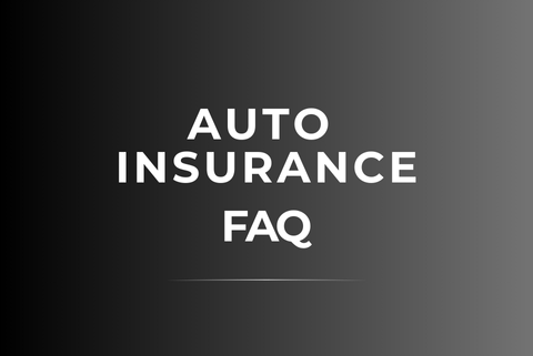 an image that says Auto insurance faq