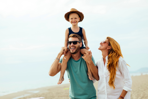 Family on vacation